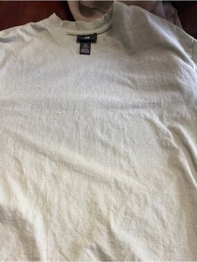 H&M Men's Short Sleeve Crew Tee in Pale Mint